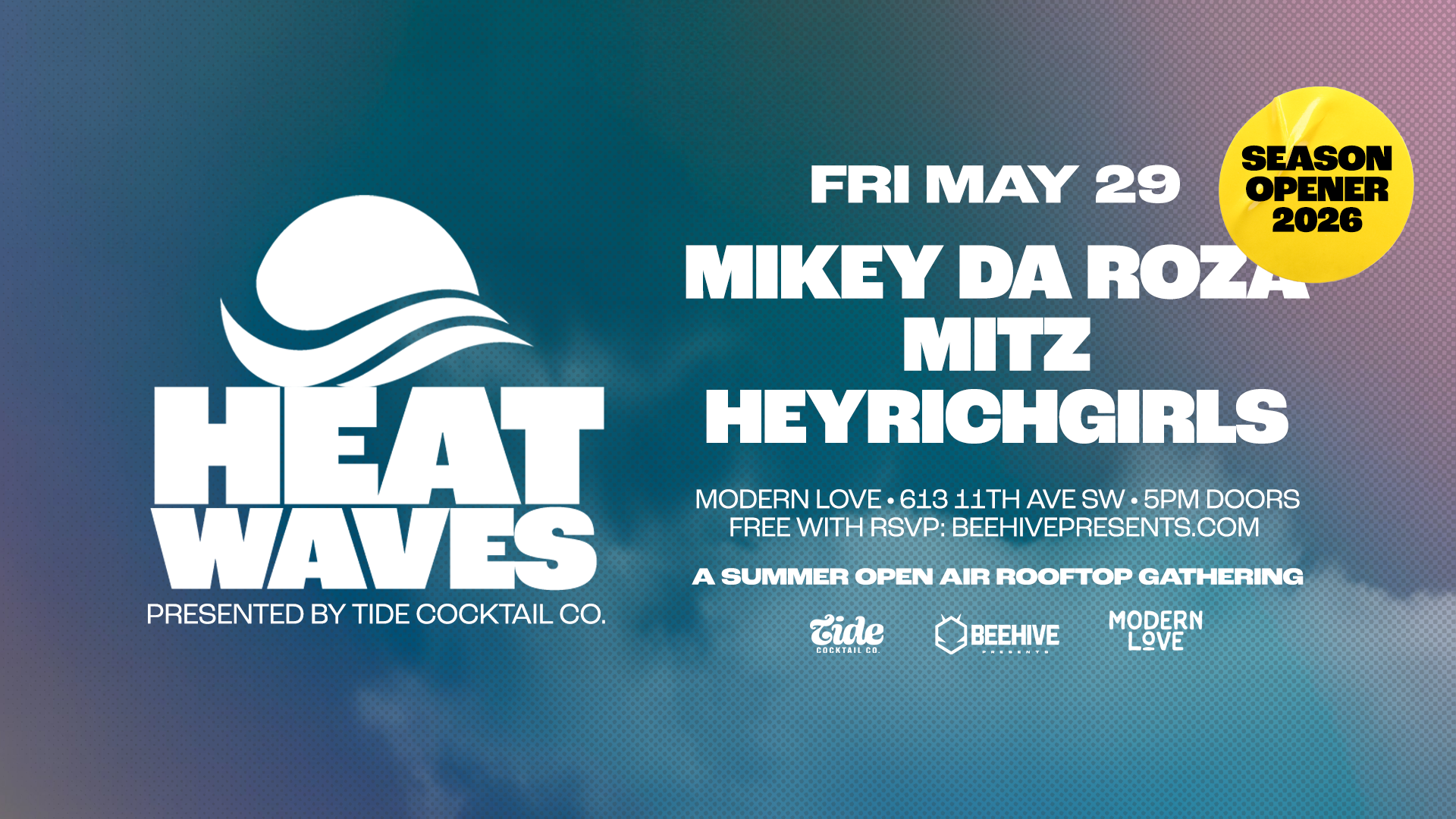 Heat Waves returns May 29 with rooftop house music vibes at Modern